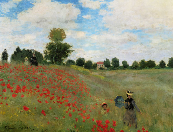  Claude Monet - Amapolas en Argenteuil