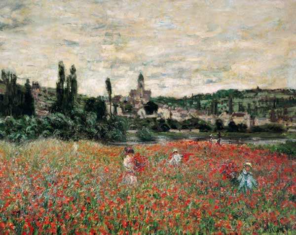 Titulo de la imágen Claude Monet - Claude Monet / Poppy field near Vetheuil