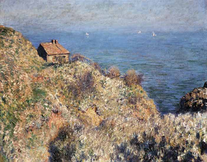  Claude Monet - La Casa de los aduaneros en Varengeville