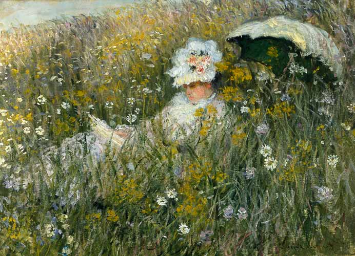  Claude Monet - Pradera de flores