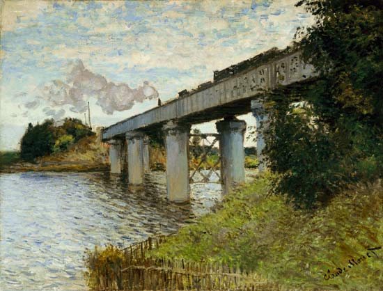  Claude Monet - Railway bridge at Argenteuil
