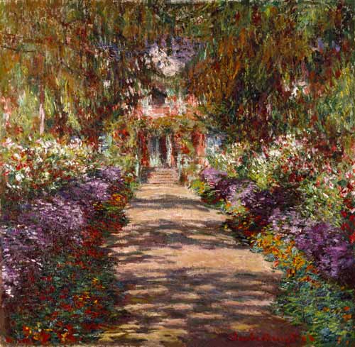  Claude Monet - Paseo en Giverny