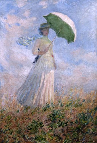  Claude Monet - Mujer con el parasol (Susanne Hoschedé)