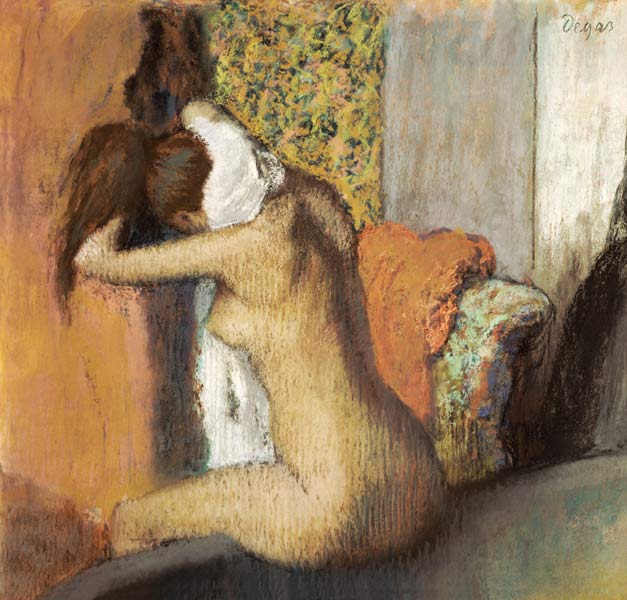  Edgar Degas - After the bath