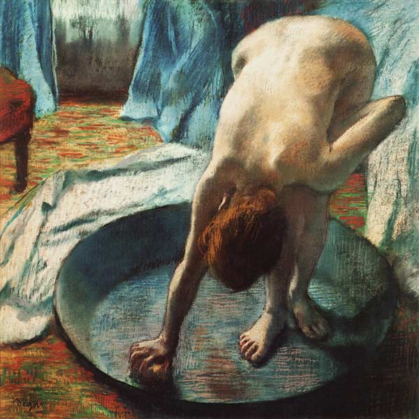 Edgar Degas - Mujer en bañera