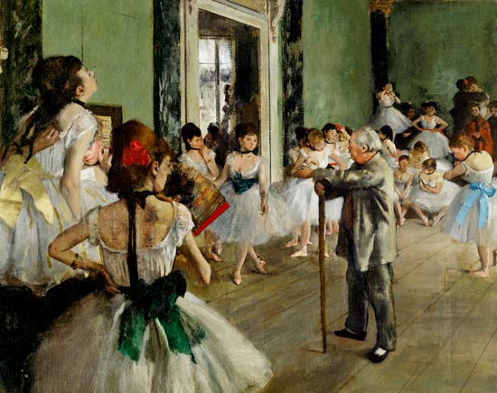  Edgar Degas - La clase de baile