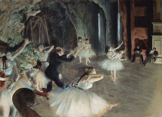  Edgar Degas - Stage rehearsal