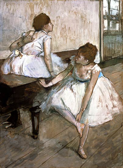  Edgar Degas - Two dancers resting