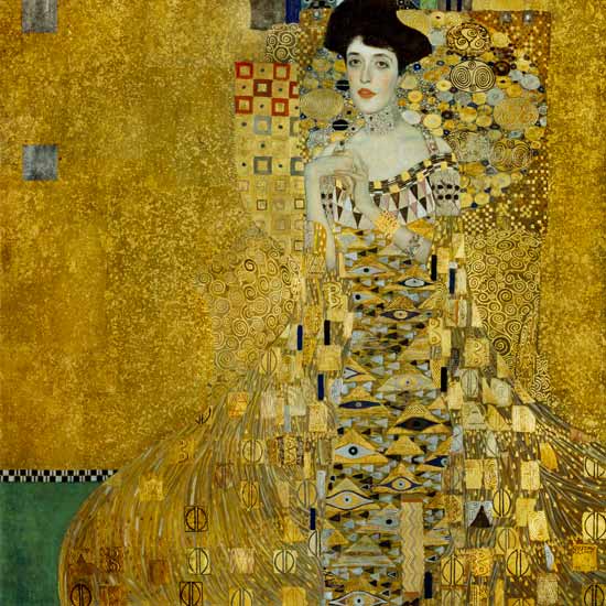 Titulo de la imÃ¡gen Gustav Klimt - El retrato de AdÃ¨le Bloch-Bauer I