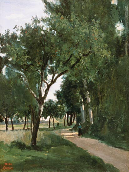  Jean-Baptiste-Camille Corot - Avenue in the Woods, near Chaville