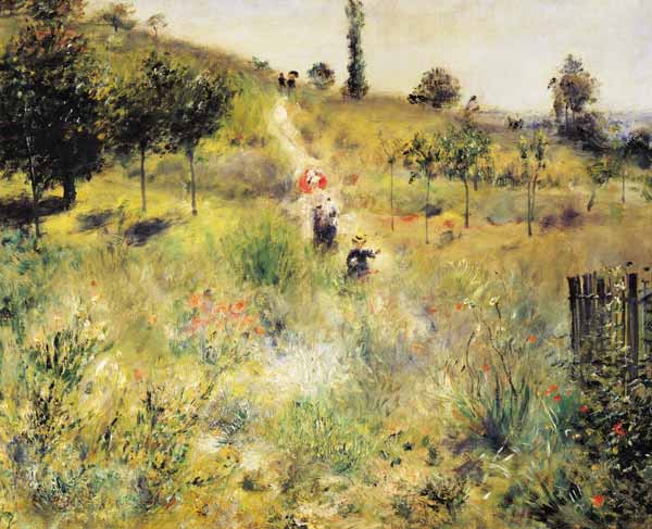 Titulo de la imágen Pierre-Auguste Renoir - Rising way in the high grass