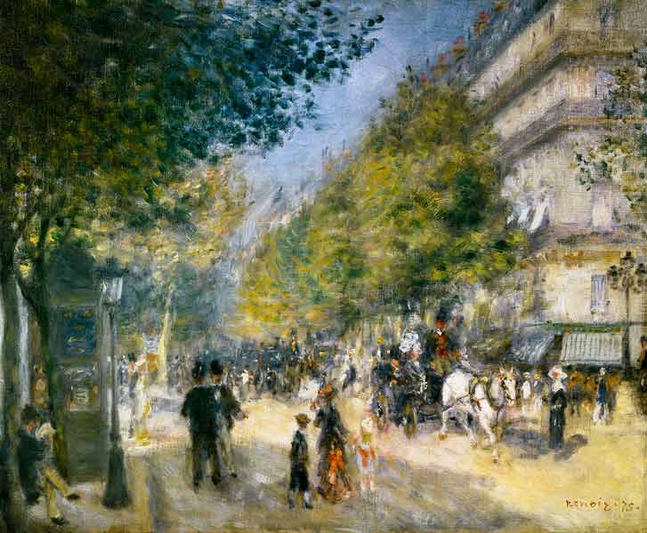  Pierre-Auguste Renoir - Los grandes bulevares