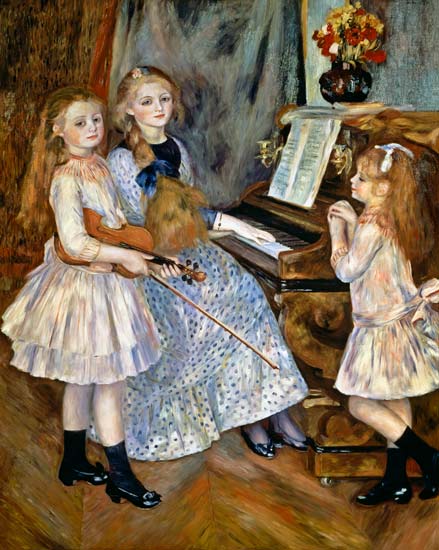  Pierre-Auguste Renoir - Las hijas de Catulle-Mendès