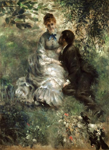  Pierre-Auguste Renoir - Los amantes