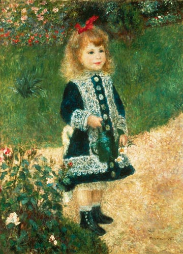  Pierre-Auguste Renoir - Niña con regadera