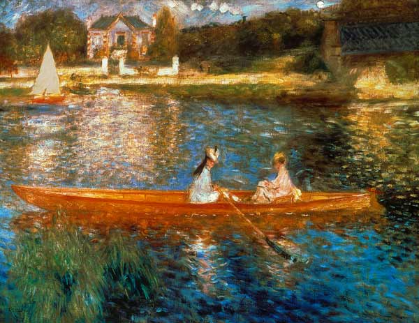  Pierre-Auguste Renoir - Paseo en bote en la Sena