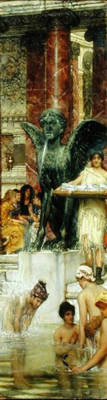 Titulo de la imágen Sir Lawrence Alma-Tadema - In the Roman Baths, or Roman Women In The Bath