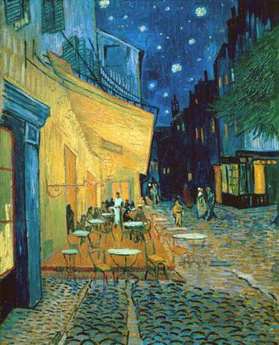  Vincent Van Gogh - Cafe Terraza, Plaza de Forum, Arles