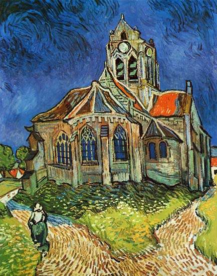  Vincent Van Gogh - La iglesia de Auvers-sur-Oise