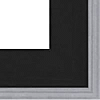 TREND: borde interno hueco, Negro/Plata 10x33mm