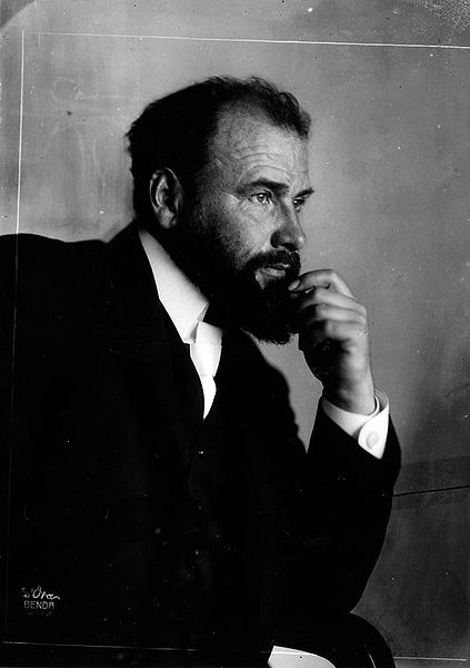 Gustav Klimt (Foto en blanco y negro)