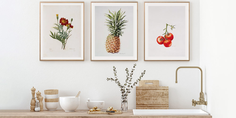 Decora las paredes de tu cocina con pinturas