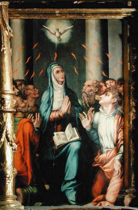 Pentecost de Luis de Morales