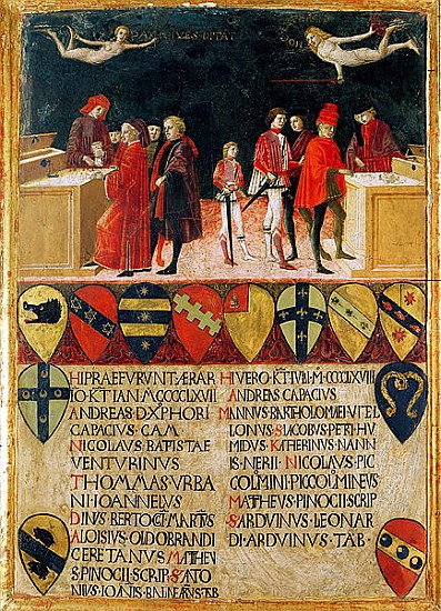 The Council Finances in Times of War and of Peace, 1468 (for detail see 108196) de Benvenuto di Giovanni