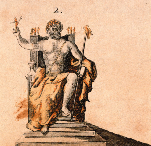 Olympia , Zeus by Phidias de Bertuch