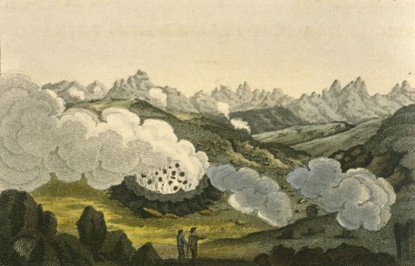 Sulphur mountain on Iceland, Bertuch 1813 de Bertuch