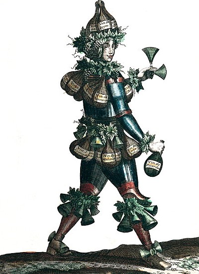 The Innkeeper, allegorical costume design de Bonnart (Family of Engravers)