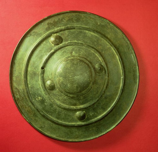 Wittenham Shield, from Long Wittenham, Oxfordshire, Late Bronze Age, c.1200 BC (bronze) de Bronze Age
