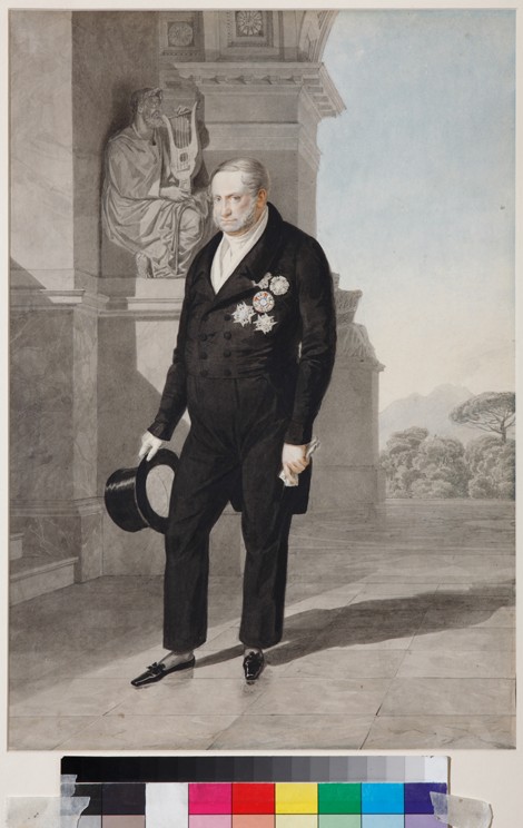 Portrait of King Francis I of the Two Sicilies (1777-1830) de Brüllow
