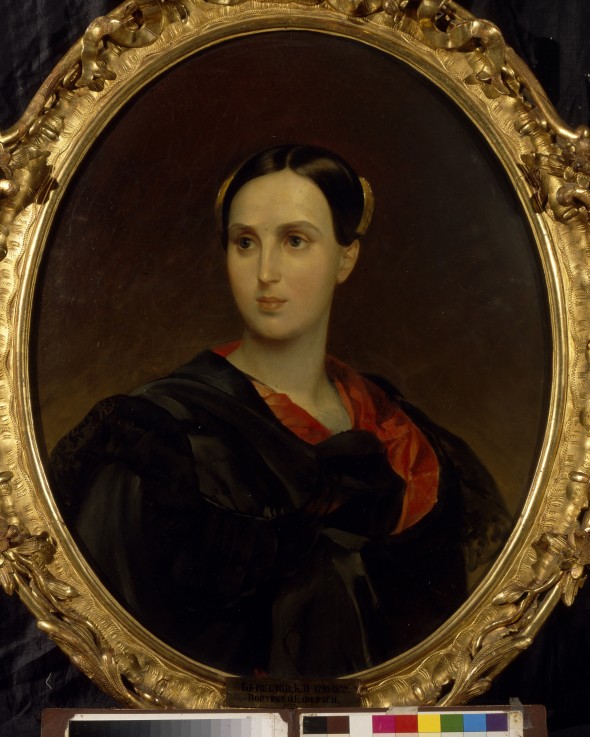 Portrait of Countess Olga Pavlovna Fersen (Stroganova) (1808-1837) de Brüllow