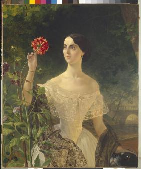 Portrait of Countess Sophia Bobrinskaya, née Samoylova (1797-1866)
