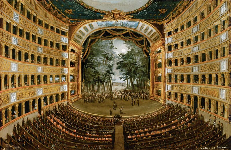 Naples, Teatro di San Carlo , Cetteo de Cetteo