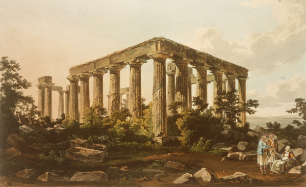 Aegina , Temple of Aphaea de Dodwell