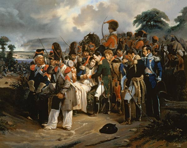 Napoleon bidding farewell to Marshal Jean Lannes de Dorian