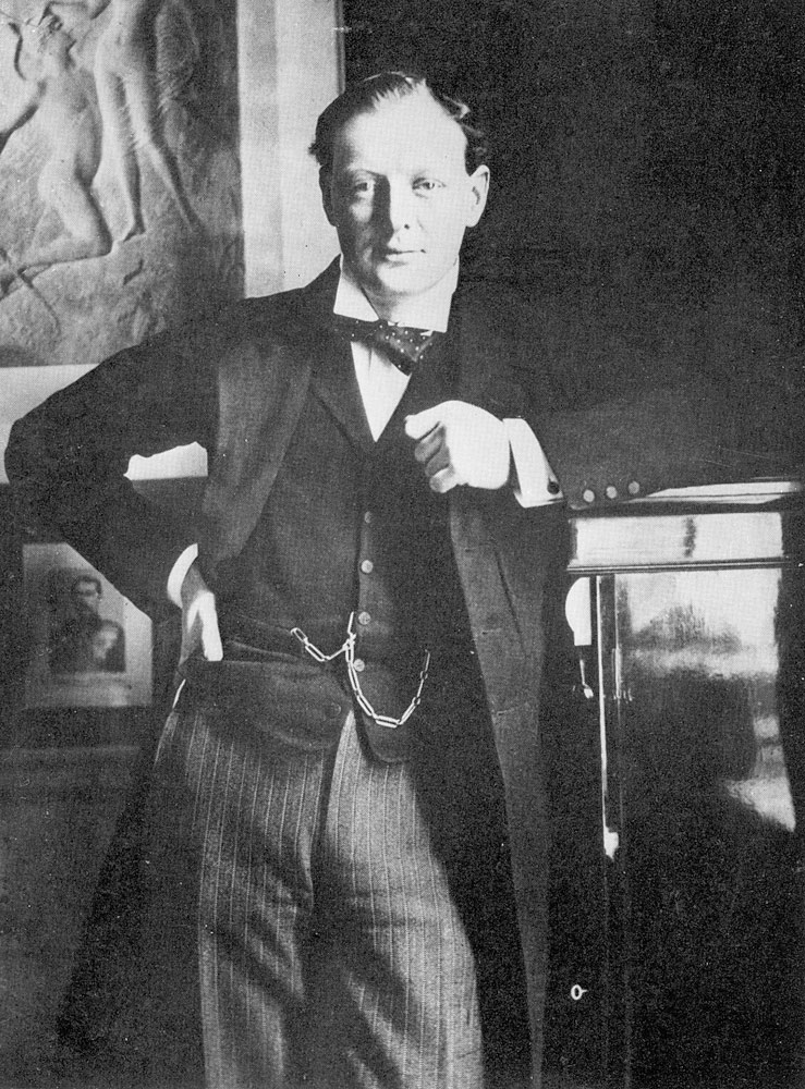 Winston Spencer Churchill in 1904 de English Photographer