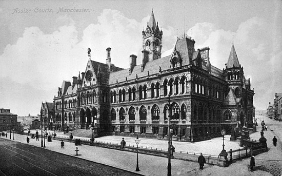 Assize Courts, Manchester, c.1910 de English Photographer
