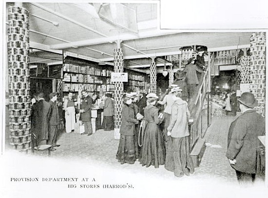 Harrods Provision Department, c.1901 de English Photographer