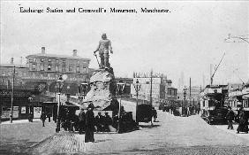 Exchange Station and Cromwell''s Monument, Manchester, c.1910