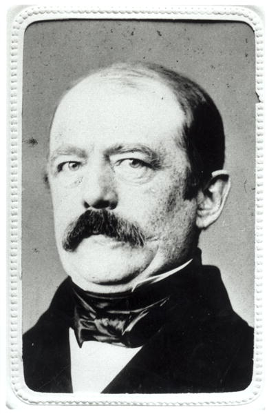 Otto Von Bismarck (1815-98) 1860s (b/w photo)  de German Photographer