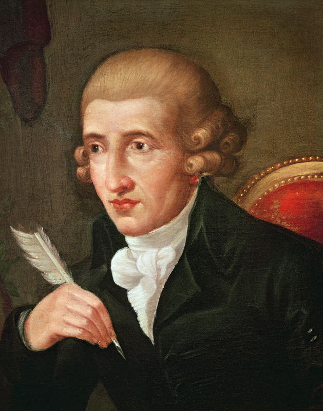 Portrait of Joseph Haydn de Italian School