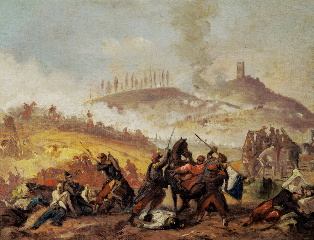 The Battle of Solferino de Italian School