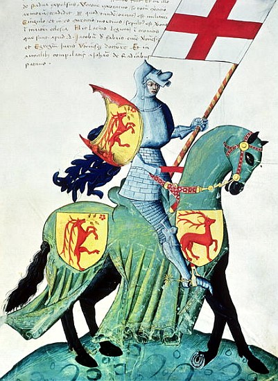 A Knight Carrying the Arms of Verona, from the ''Codex Capodilista'' de Italian School