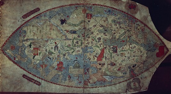 Genoese world map, designed by Toscanelli  de Italian School
