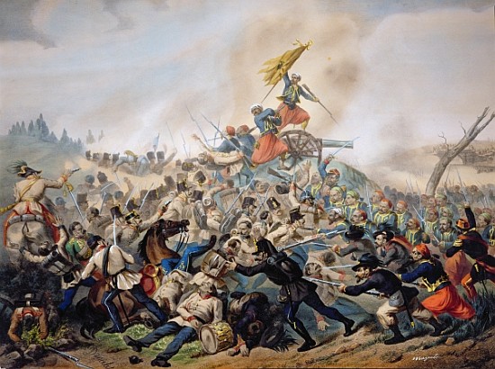 The Battle of Magenta de Italian School