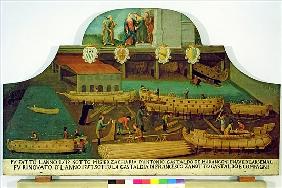 Sign for the Marangoni Family of shipbuilders, Venetian