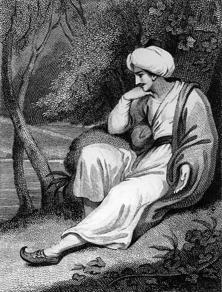 A Persian in Thought; engraved by R.W.Dadley (fl.1816) pub.T.Heptinstall de Kirk